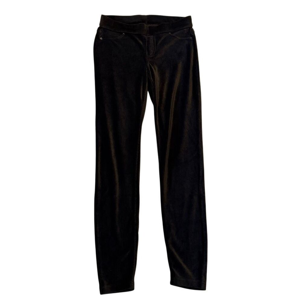 Simply Vera Wang | Black Velvet Knit Legging | 5 Pocket Detailing | Size S
